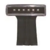 luz de freio (preta)