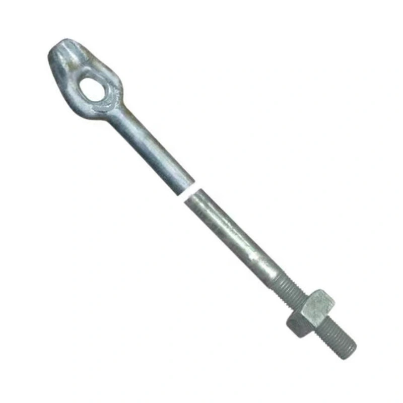 Steel Angle Type Anchor Rod Thimble Eye Bolt Hex