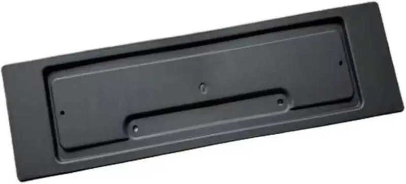 Placa de matrícula traseira - versão europeia