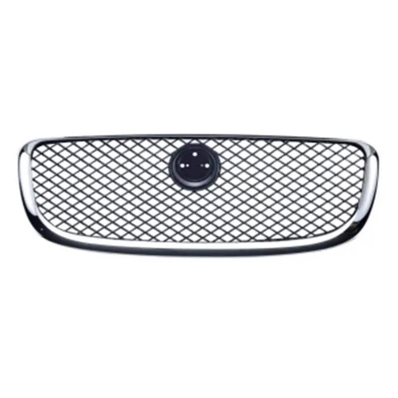 Grade (malha preta fosca + estrutura cromada)