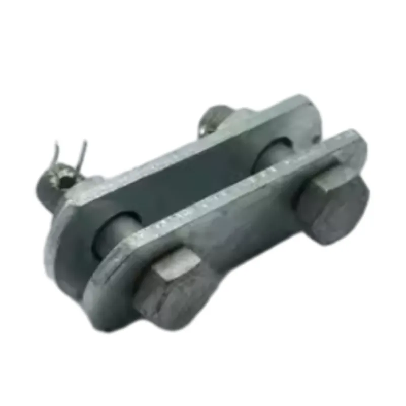 P-Type Double Strap Parallel Twin Clevis | Hot-DIP Galvanized Steel & Aluminum Alloy Power Cable Hardware