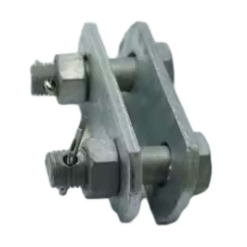 P-Type Double Strap Parallel Twin Clevis | Hot-DIP Galvanized Steel & Aluminum Alloy Power Cable Hardware