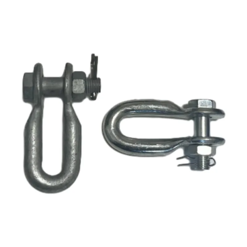 U Shackle Anchor Shackle Overhead Line Hardware Hot Dip Galvanized Power Accessories