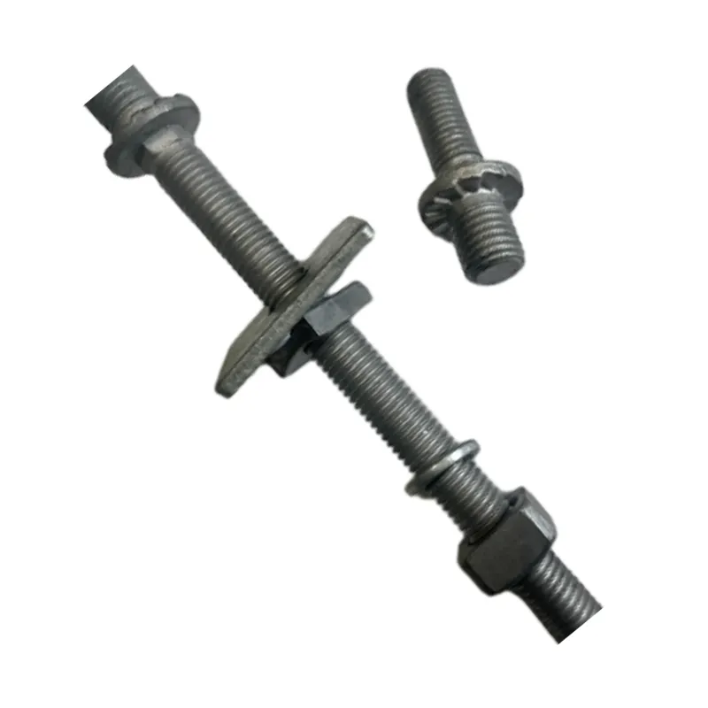 Insulator Poleline Hardware Galvanized 5/8 3/4 Forged Long Shank Line Post Stud