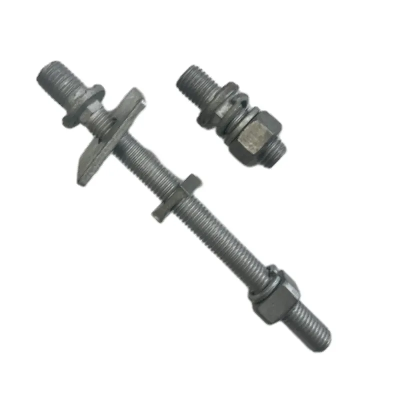 Insulator Poleline Hardware Galvanized 5/8 3/4 Forged Long Shank Line Post Stud