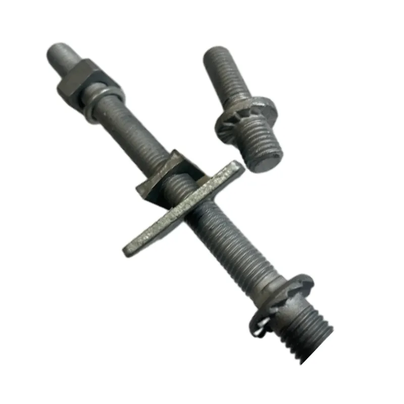 Insulator Poleline Hardware Galvanized 5/8 3/4 Forged Long Shank Line Post Stud