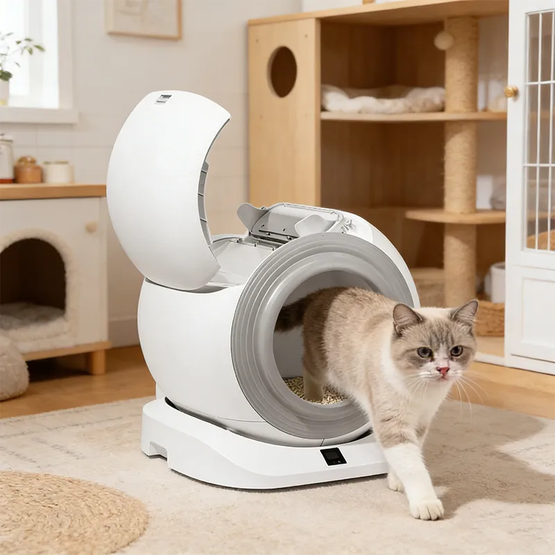 When Kids Ask for a Cat, Parents Don’t Panic Anymore: How Self-Cleaning Litter Boxes Change the Decision