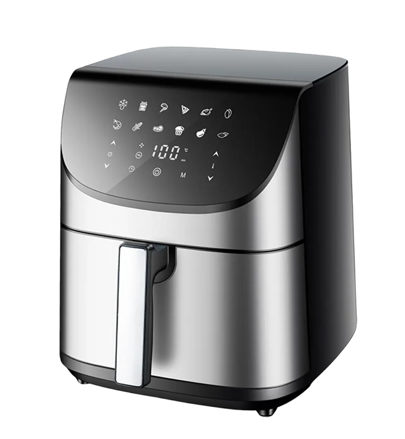 Цифровой фритюрник с горячим воздухом из нержавеющей стали объёмом 8 л, 1700 Вт