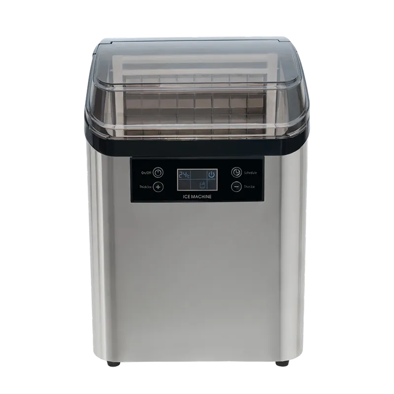 Новый стиль автоматическая машина для изготовления кубического льда 20 кг с самоочисткой и инфракрасными лучами для домашнего бара, кофейни и коммерческого использования