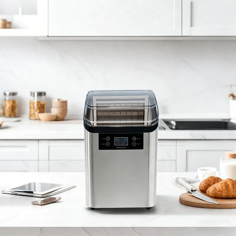 Новый стиль автоматическая машина для изготовления кубического льда 20 кг с самоочисткой и инфракрасными лучами для домашнего бара, кофейни и коммерческого использования