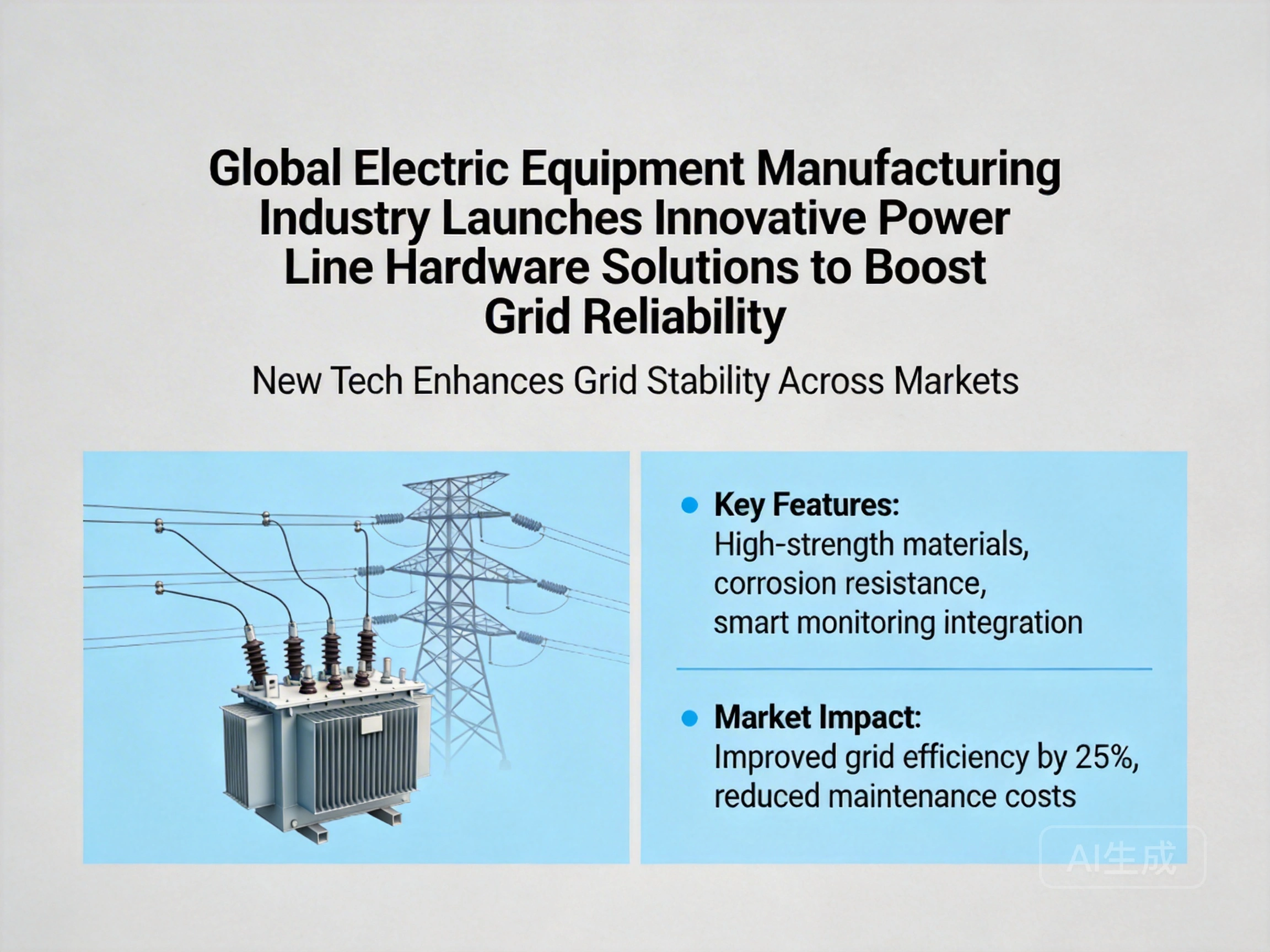 Global Electric Equipment Manufacturing Industry Launches Innovative Power Line Hardware Solutions to Boost Grid Reliability