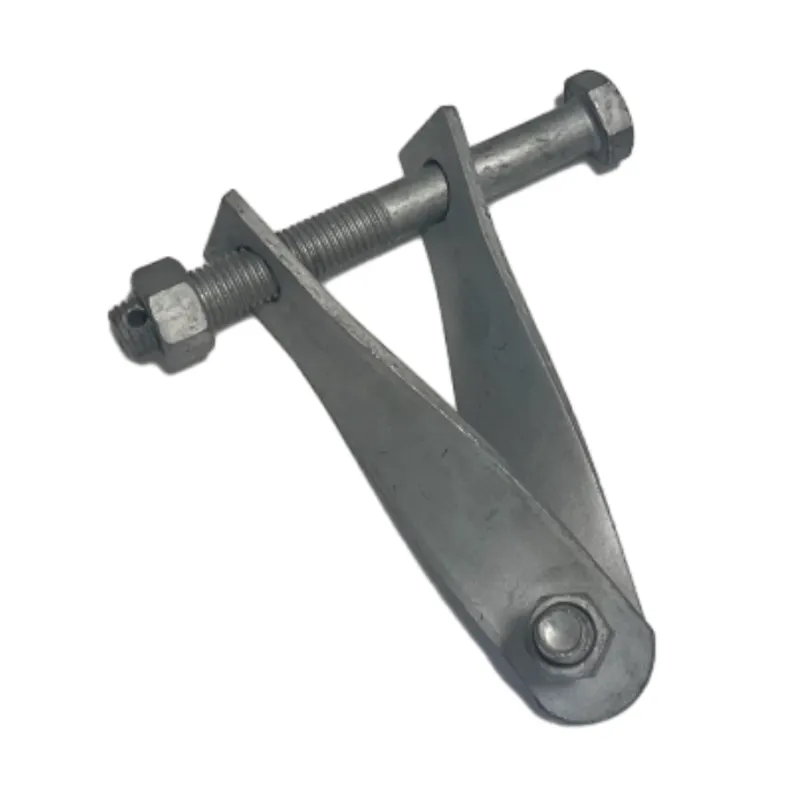 Steel Twisted Strap Hanging Plate Clevis for Over Head Line Accessories