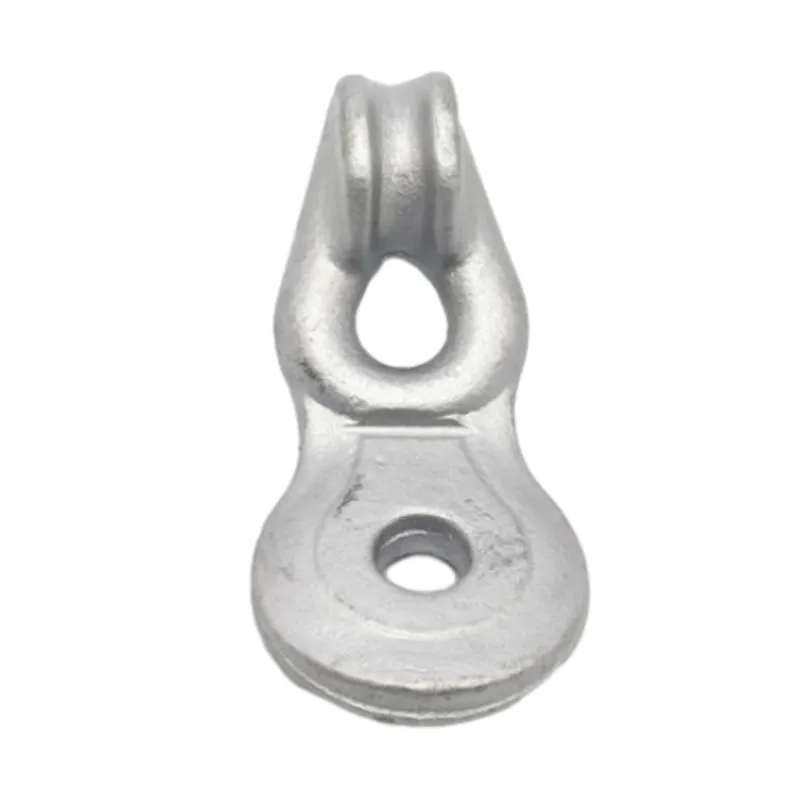 Forged Galvanized Angle Thimble Eyelet for Power Accessories Hardware Pole Line Fitting