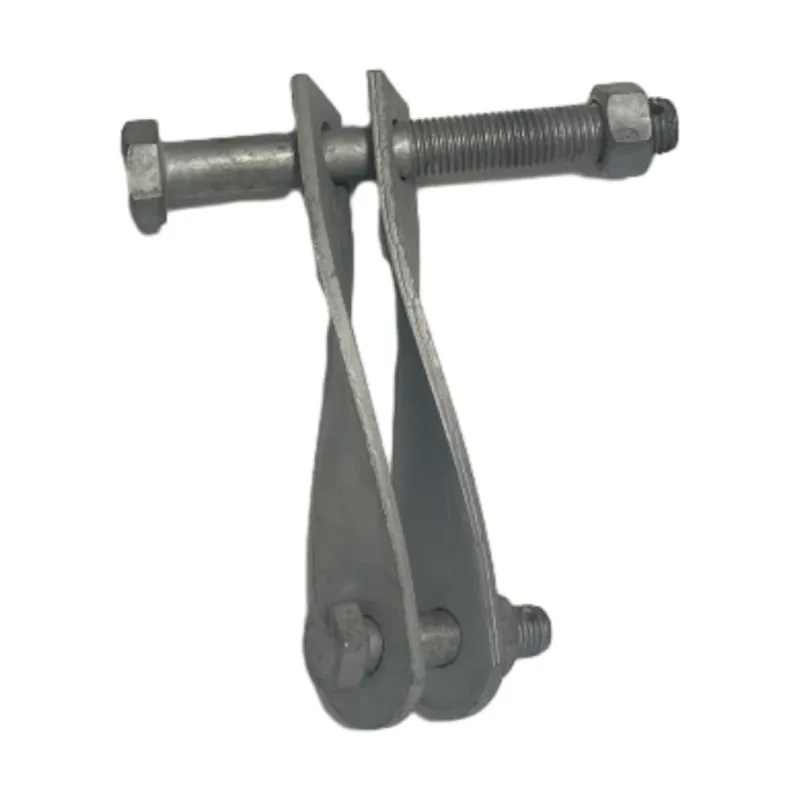 Steel Twisted Strap Hanging Plate Clevis for Over Head Line Accessories