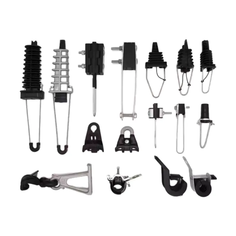 Plastic Conductor Dead End Strain Insulation Clamp Power Accessories for Ending Overhead Lines