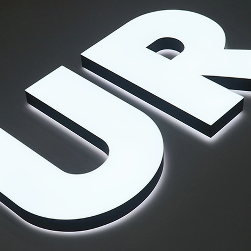 Premium 3D Acrylic Signage | Backlit Illuminated Letters