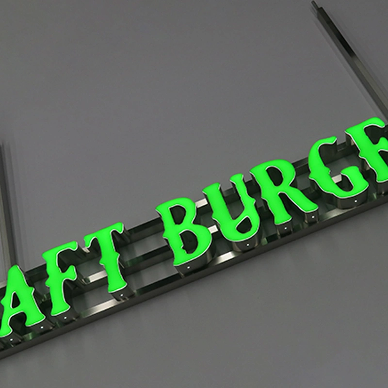 Custom 3D Trimless Channel Letters For Outdoor Hanging