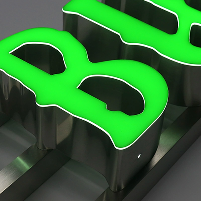 Custom 3D Trimless Channel Letters For Outdoor Hanging