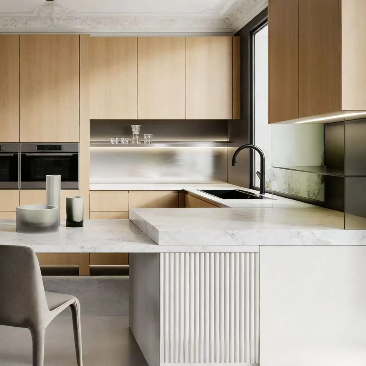 Modern Kitchen Design Solution for Full House Projects