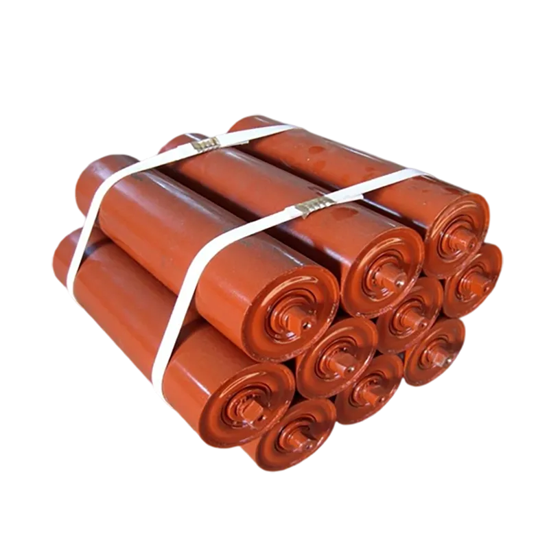 Return Roller Idler Steel Metal Guide Idler Roller สำหรับบेलท์คอนเวย์