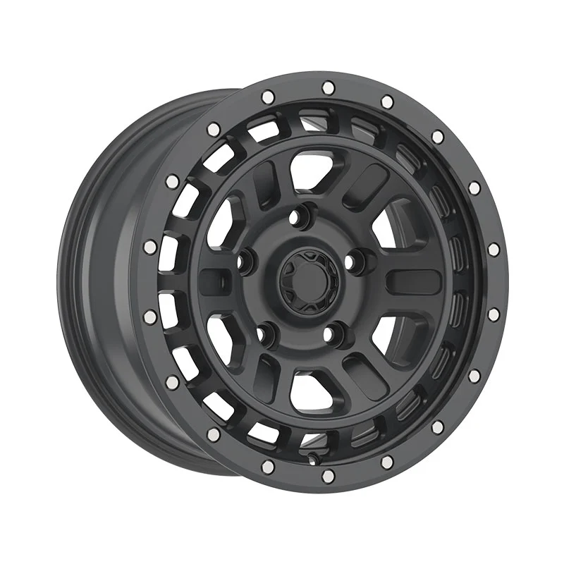 5x150 6x139.7 PCD 17" 18" Off-road Wheel Aluminum Alloy Land Cruiser Fake Beadlock Wheel