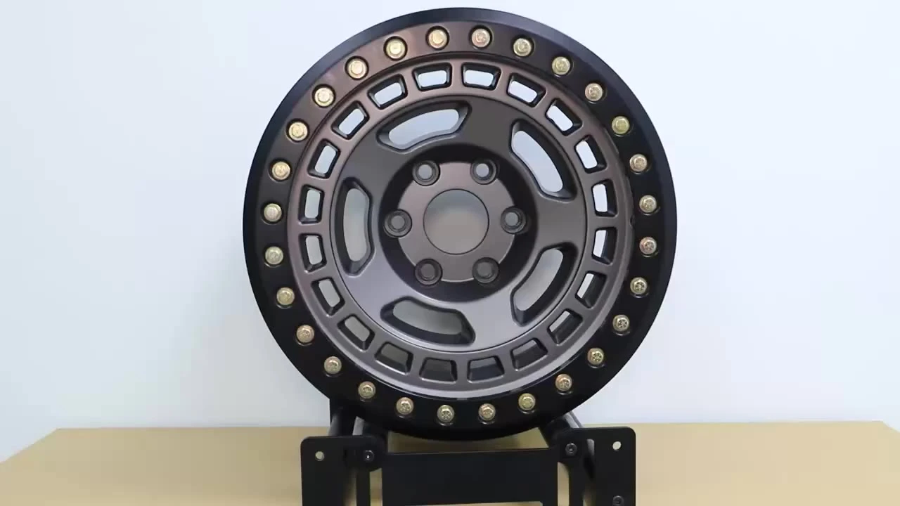 Pearl Lock Wheel 17x9 Inch 5-Spoke 4X4 Off-Road Wheel 6x135 6x139.7 Aluminum Alloy Wheel