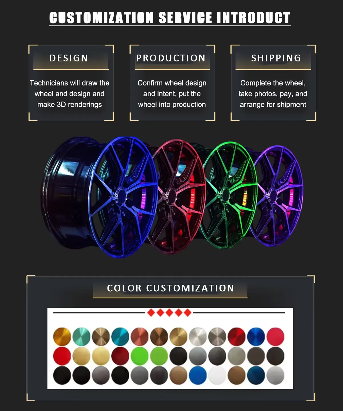 7 "7.5" 8 "New Alloy Wheel Rim Golf GTI 2014, Concave Design