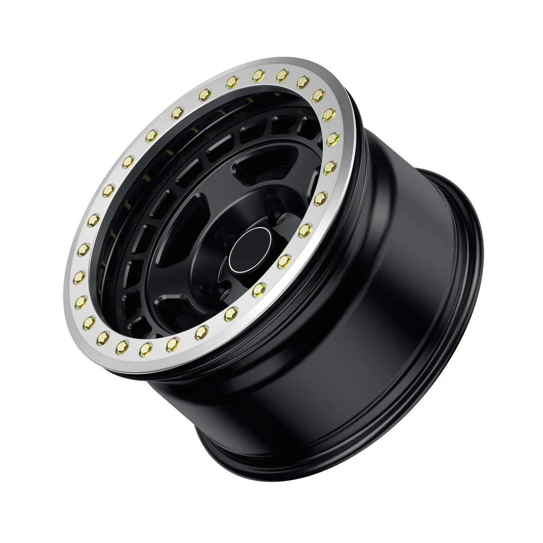 Pearl Lock Wheel 17x9 Inch 5-Spoke 4X4 Off-Road Wheel 6x135 6x139.7 Aluminum Alloy Wheel