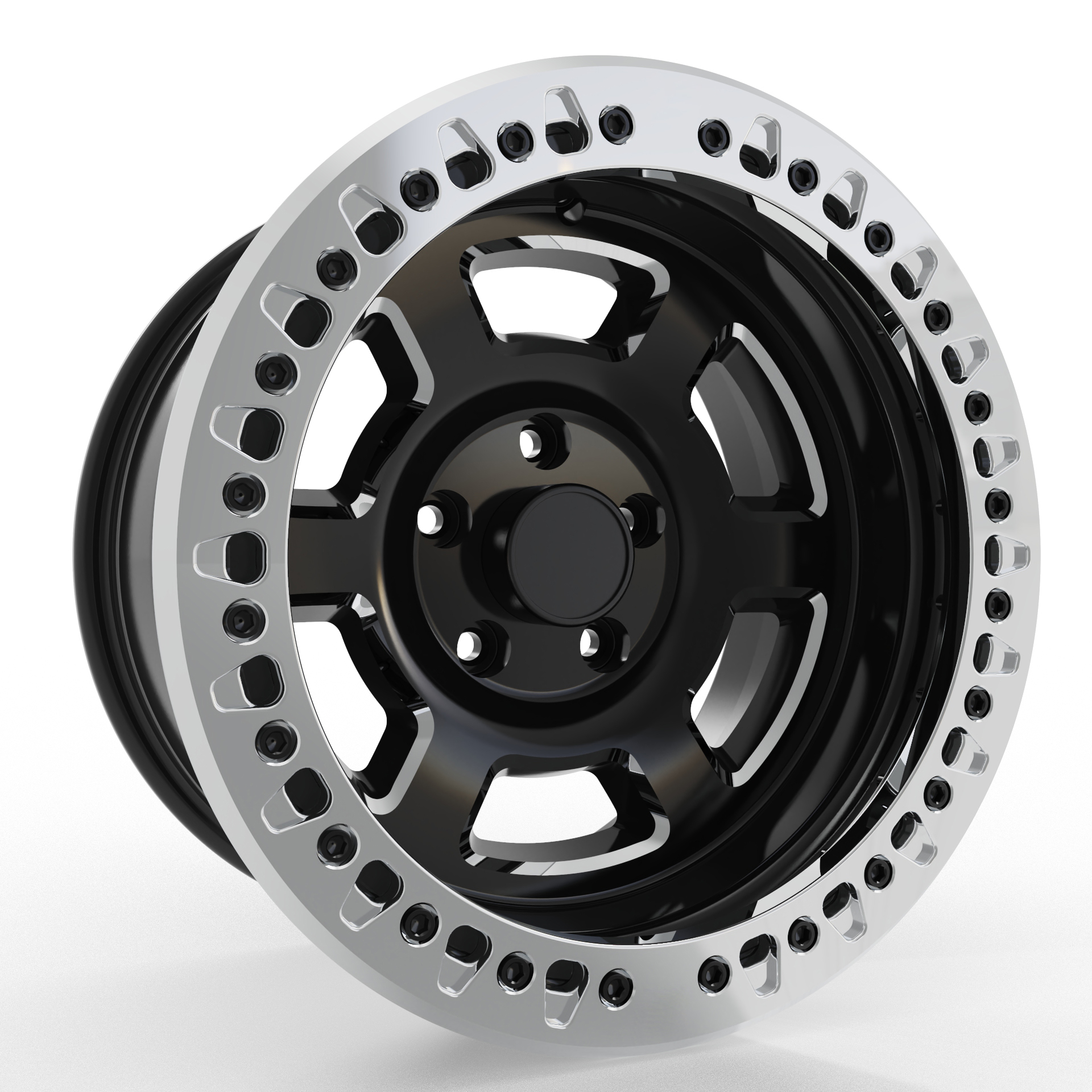17X9 Real Forged Beadlock 4x4 Off-Road Wheels 5x127 Load Rating 1250kgs