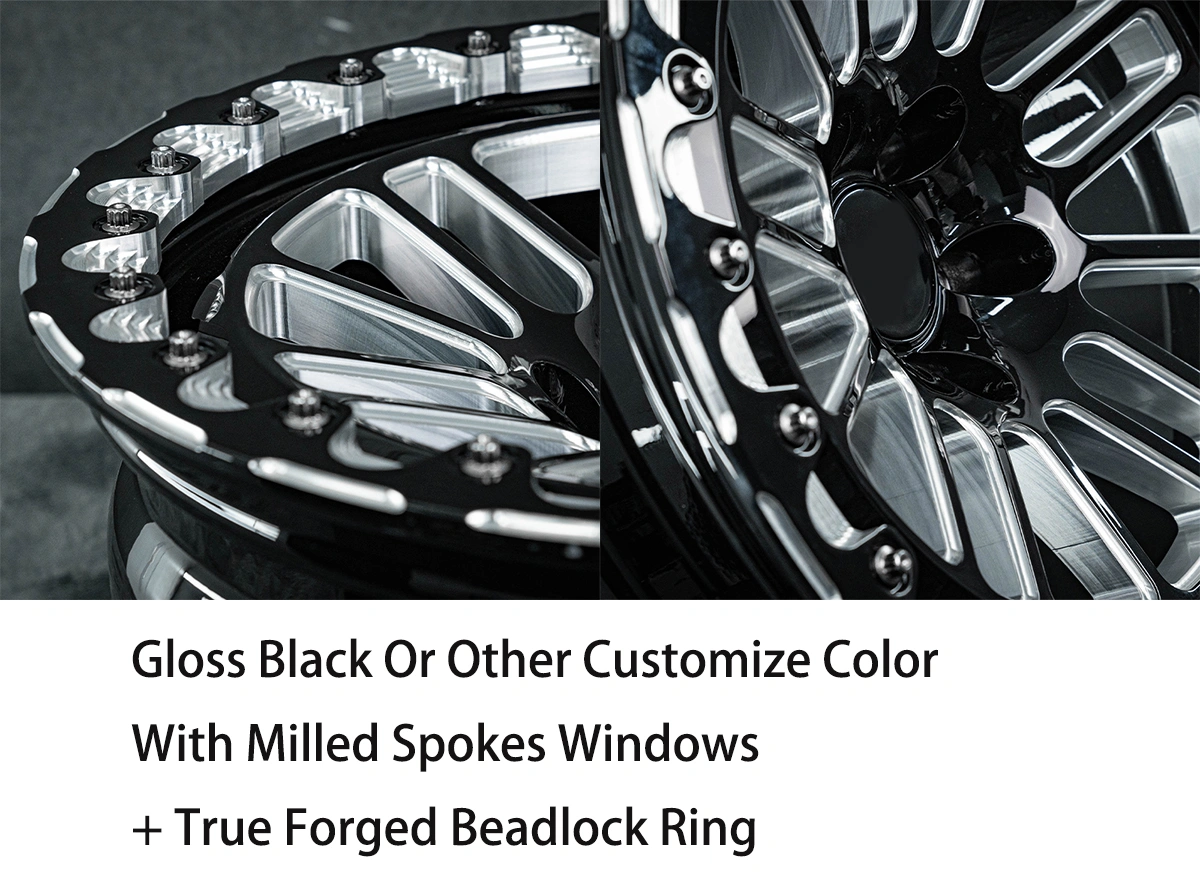 Belak 17x10-18x12 inch deep concave forged beadlock wheel rims new M2 M3 M4 M5 M6 G82 G80 Corvette C8 aluminum alloy