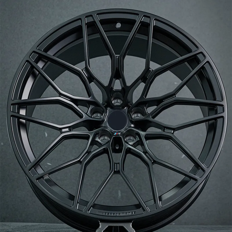 Popular Style Forged Aluminum Alloy Car Wheels 17-21 Inches Full Matte Black or Other Custom Colors