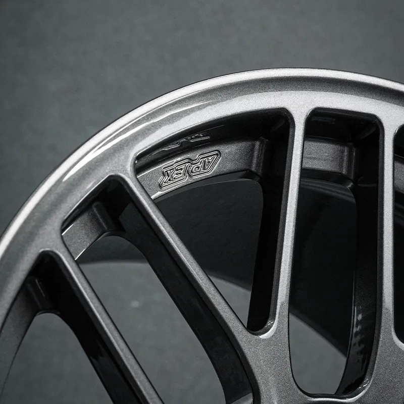 Full Dark Gunmetal Gray One-piece Forged Custom Aluminum Alloy Wheels 17-21 Inches 5x100 5x105 5x110 5x114.3 5x120