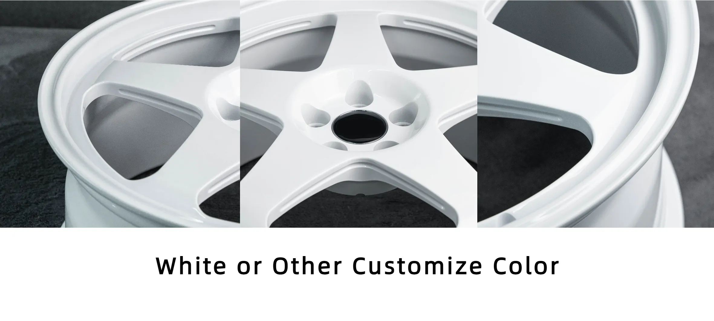 High-quality white integrated structure forged custom aluminum alloy wheels 17-20 inches 5x100 5x105 5x110 5x114.3 5x120