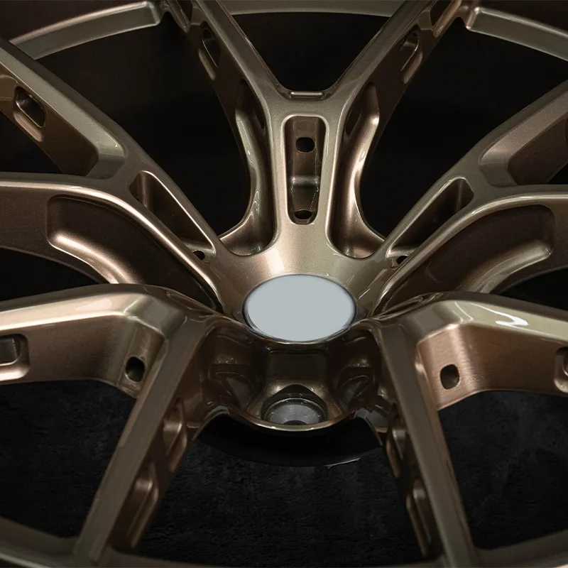 Wholesale aluminum alloy lightweight performance forged wheels with integrated structure and Y-spokes, available in 17-inch, 18-inch, 19-inch, 20-inch, and 21-inch sizes