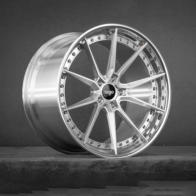 Forged Wheel 6061 Two-Piece Structure 18-inch 19-inch 20-inch 21-inch 22-inch 23-inch Custom Rim Passenger Car Alloy 5x114.3 Wheel