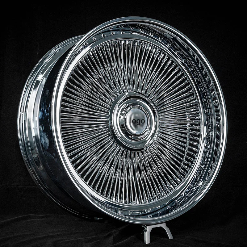 Forged Steel Wire Wheel 6061 Two-Piece Structure 18-inch 20-inch 21-inch 22-inch 24-inch 26-inch 28-inch Custom Rims Passenger Car Wheels