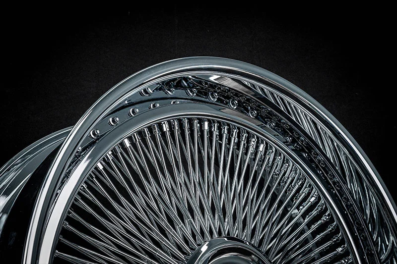 Forged Steel Wire Wheel 6061 Two-Piece Structure 18-inch 20-inch 21-inch 22-inch 24-inch 26-inch 28-inch Custom Rims Passenger Car Wheels