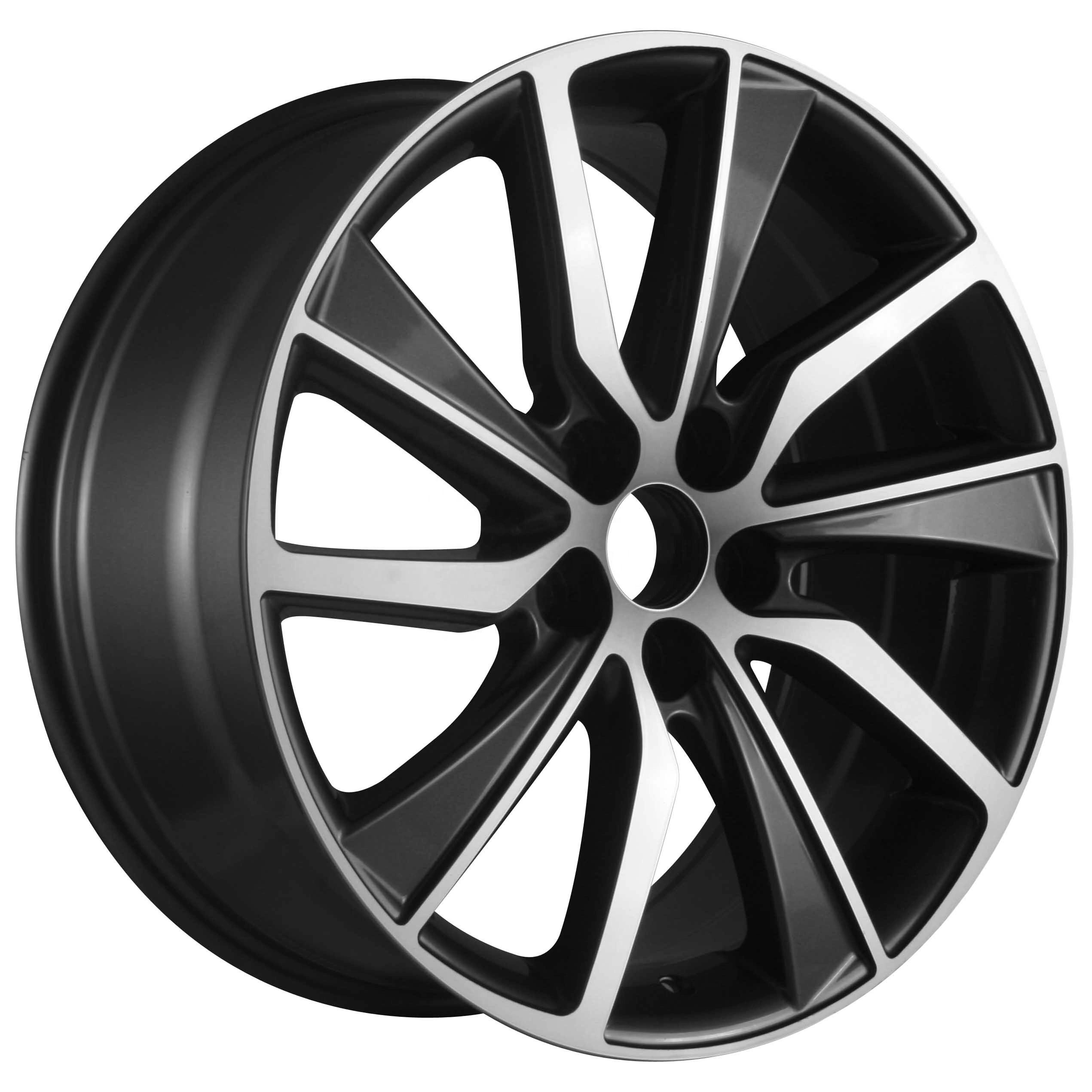 2023 New Wheelman Passenger Car Alloy Wheels 18-inch 5x114.3 5-hole Multi-spoke Black/Gun Gray Machined Face