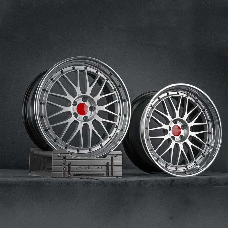 Forged Wheel 6061 Three-Piece Structure 18-inch 19-inch 20-inch 21-inch Custom Rim Passenger Car Aluminum Alloy 5x114.3 Wheel