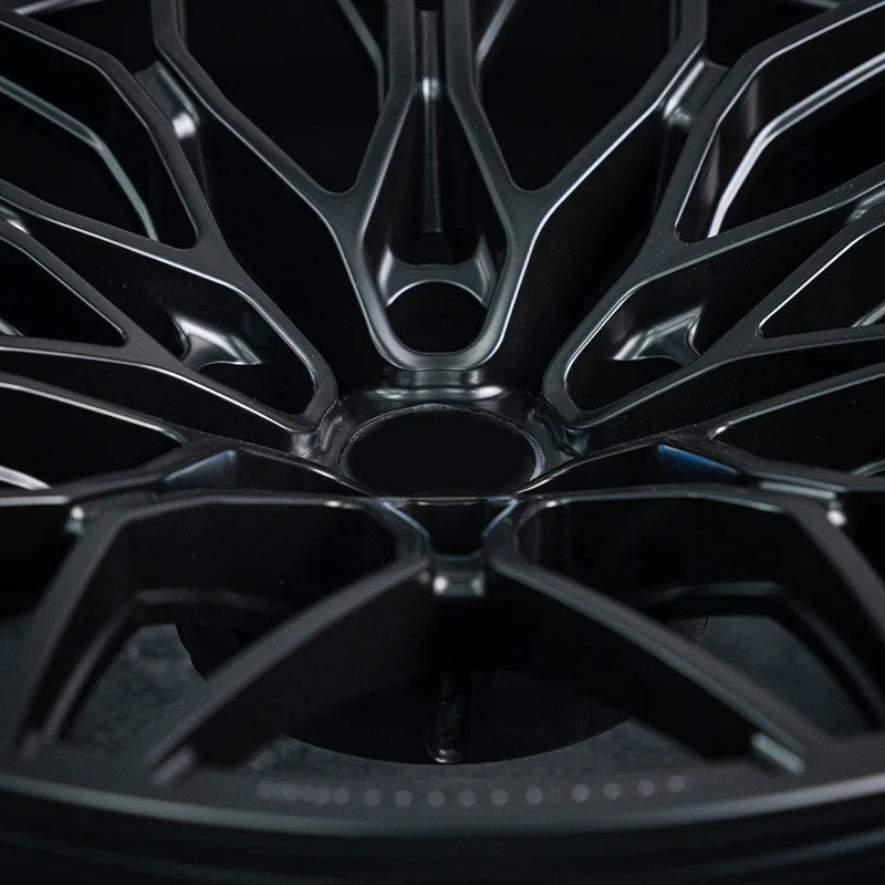 Popular Style Forged Aluminum Alloy Car Wheels 17-21 Inches Full Matte Black or Other Custom Colors