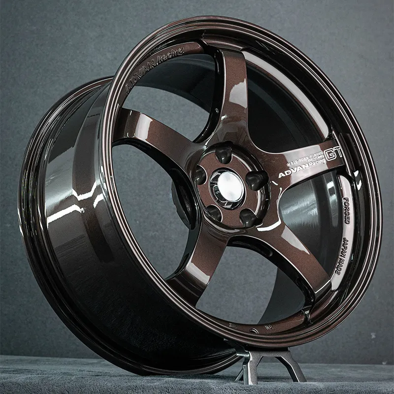 Hot-selling Forged Monoblock Structure TE37 Style Gloss Bronze or Other Custom Colors 17-inch 18-inch 19-inch 20-inch Racing Wheel Rims