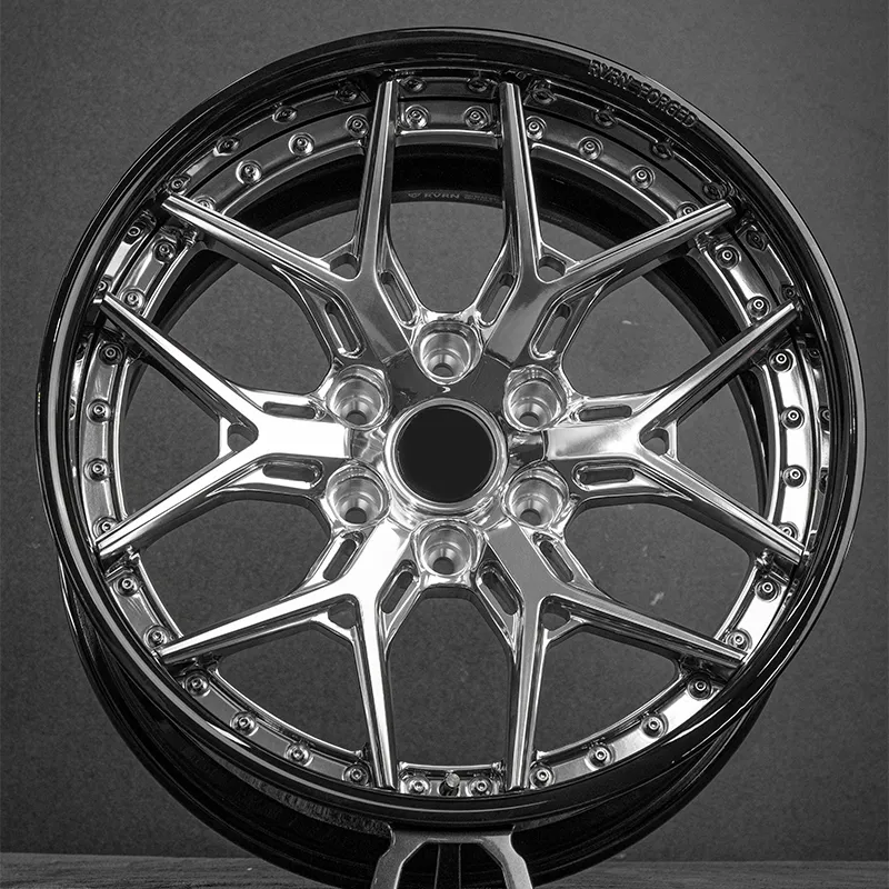 Forged wheel two-piece structure 18 inches, 19 inches, 20 inches, 21 inches, 22 inches, 23 inches, glossy black or other customized color rims