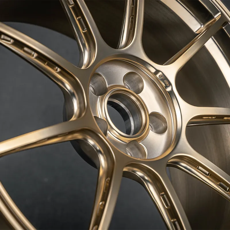 Forged wheel integrated structure premium aluminum alloy 17-21 inches polished gold or other custom colors