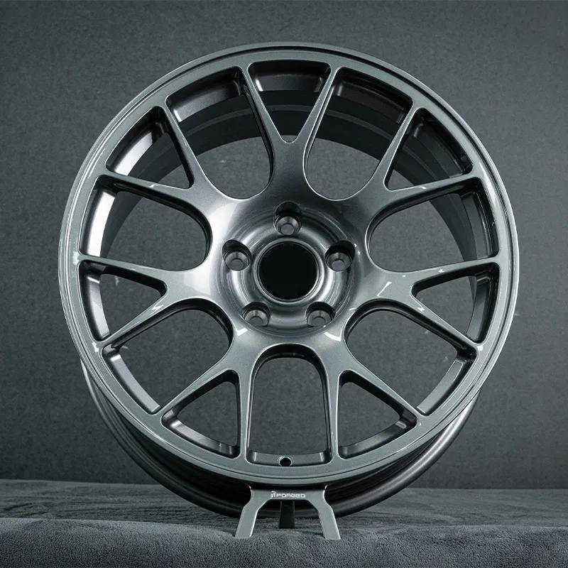 Forged All-Black Gunmetal Wheels 18 Inch 19 Inch 20 Inch 5x100 5x105 5x108 5x110 5x112 5x114.3 5*120 5*127 5*130 Passenger Car Alloy Wheels