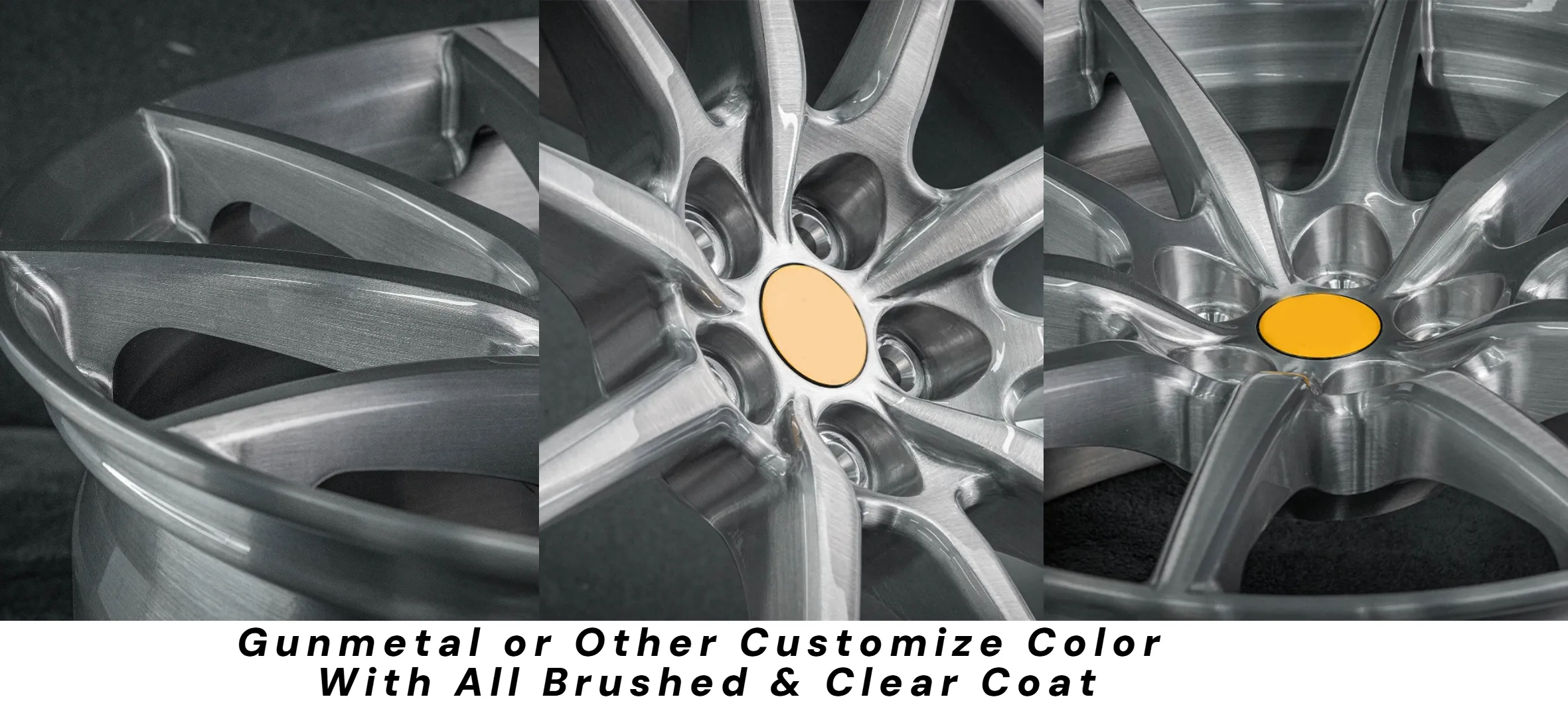 Durable multi-spoke aluminum alloy forged wheels, suitable for use in harsh desert environments, available in bronze or other custom colors, with sizes of 17 inches, 18 inches, 19 inches, and 20 inches
