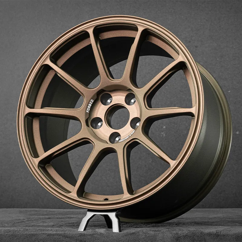 Bronze Forged Wheels 17-inch 18-inch 19-inch 20-inch 5x100 5x105 5x108 5x110 5x112 5x114.3 5x120 5x127 5x130 5x139.7 Custom Wheels Car Alloy Wheels