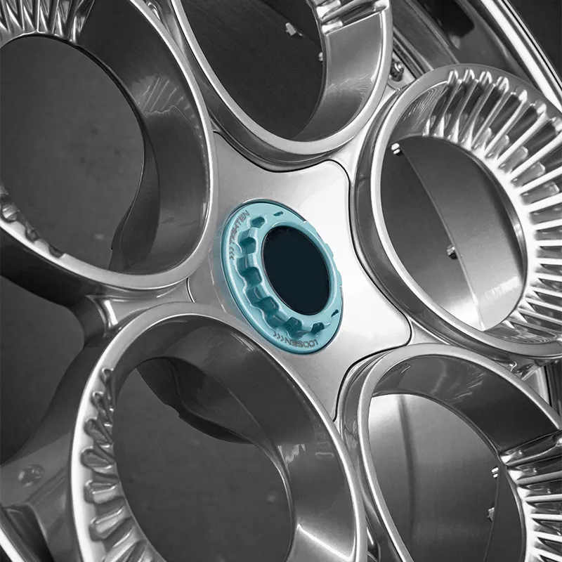 Full Silver Two-Piece Forged Custom Aluminum Alloy Wheels 18-22 Inches 5x100 5x105 5x110 5x114.3 5x120