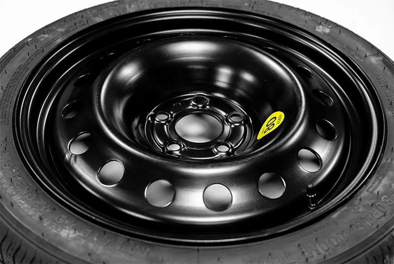 Customized spare wheel and tire kit steel wheels for various car series