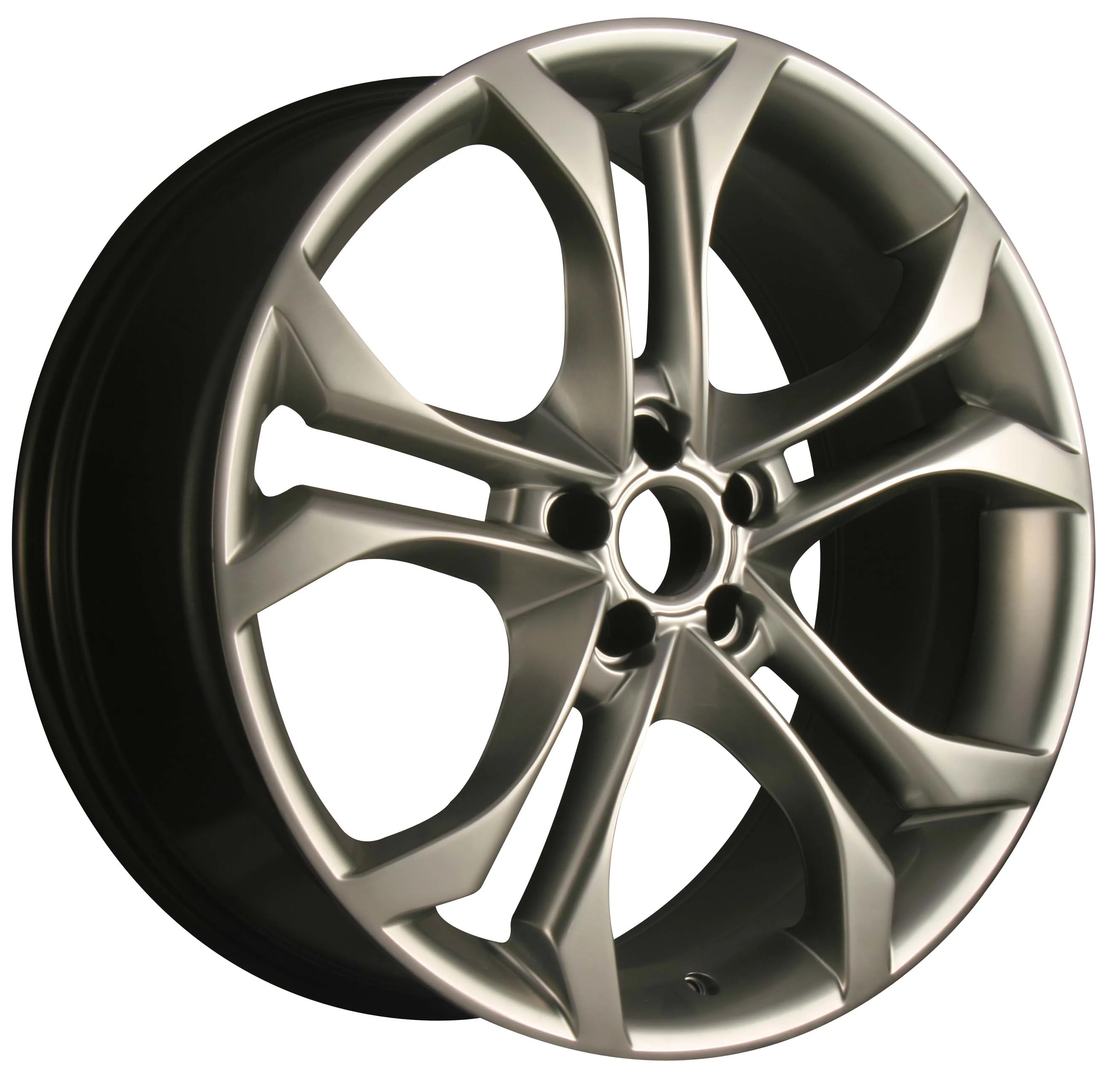 Multi-spoke gold forged new car, suitable for 17-inch alloy wheels with 112mm PCD concave design