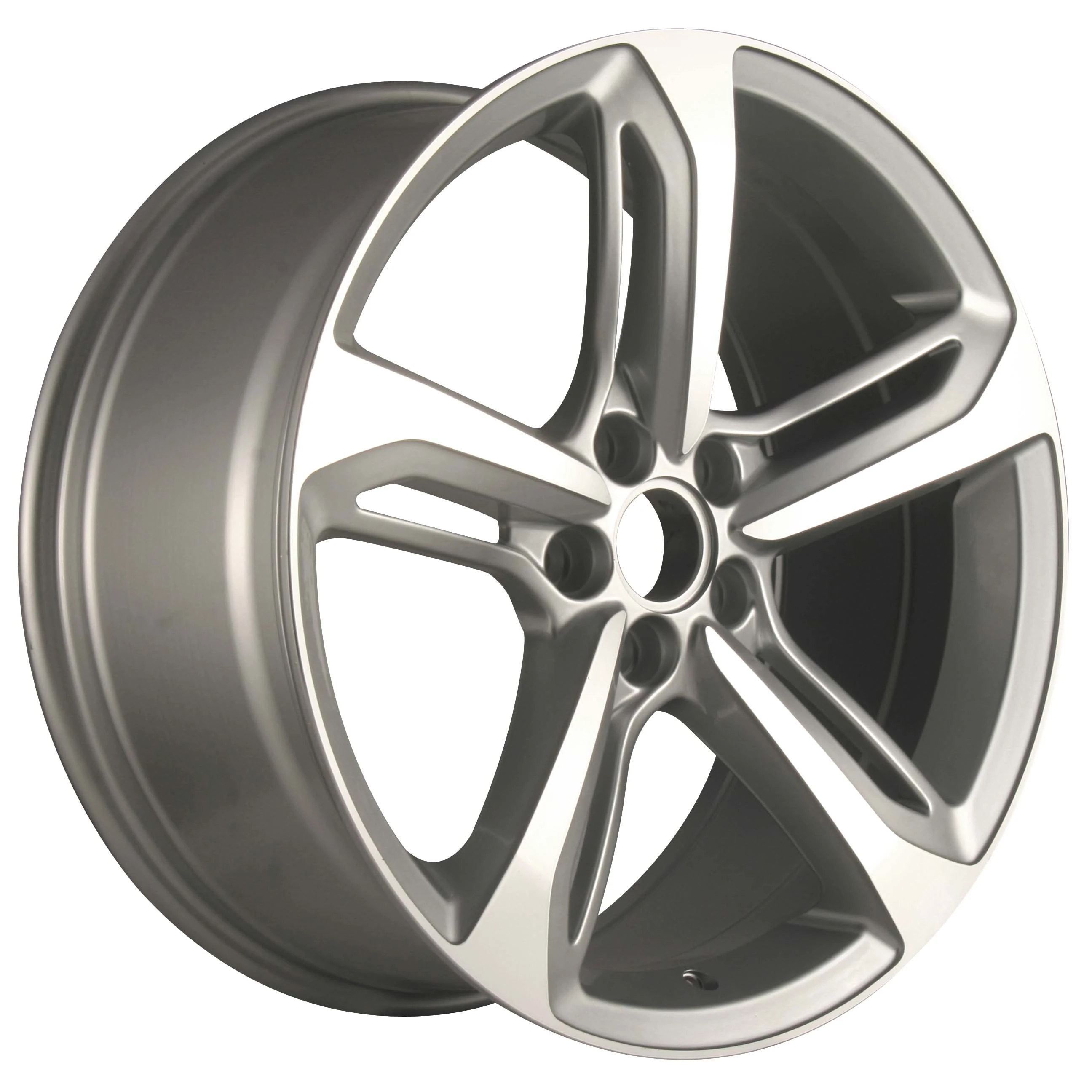 19-inch flow-formed forged black machined-face aluminum alloy wheels for sports passenger cars, compatible with Mercedes-Benz, BMW, Audi and Honda